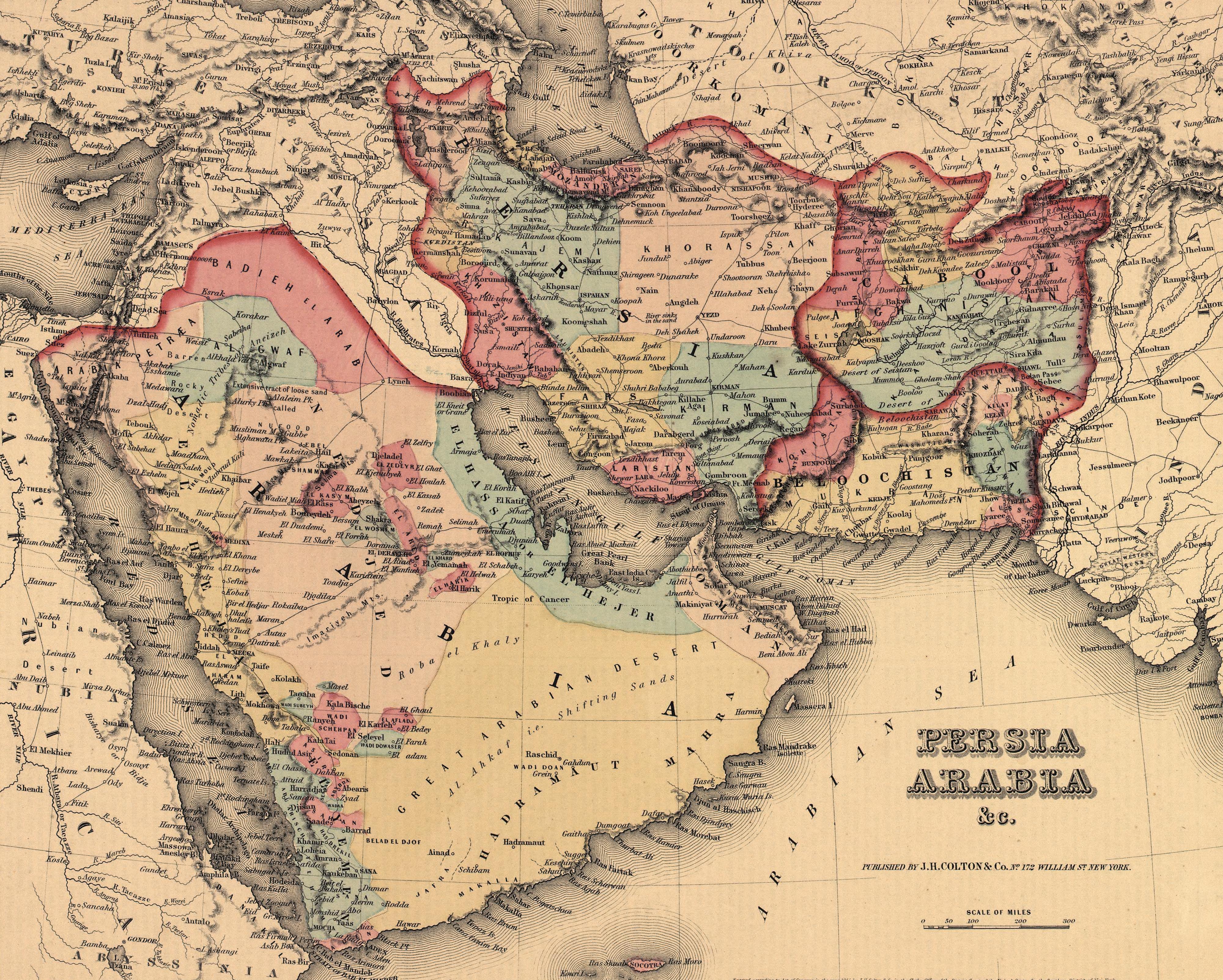 Maps Of Middle East
