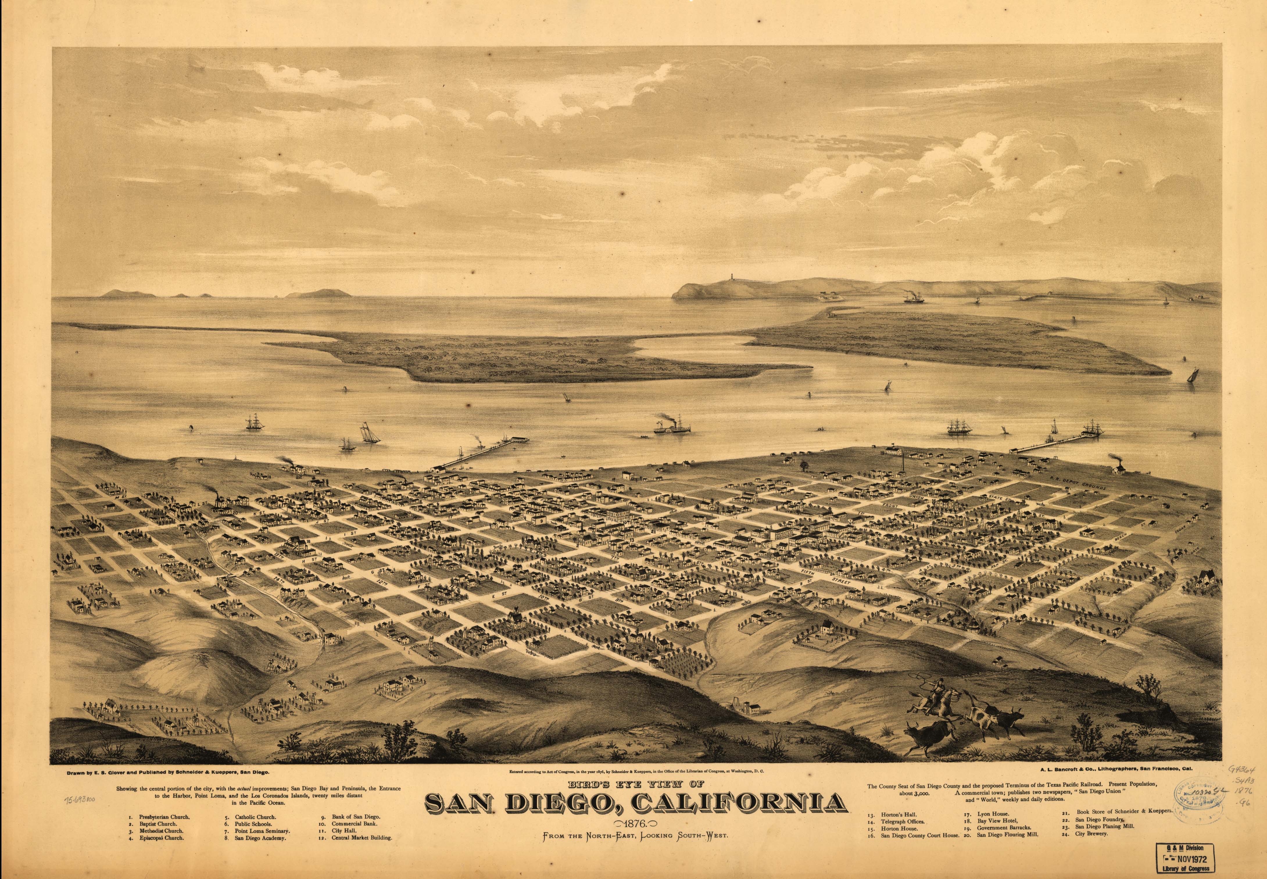 Historical Maps Of San Diego